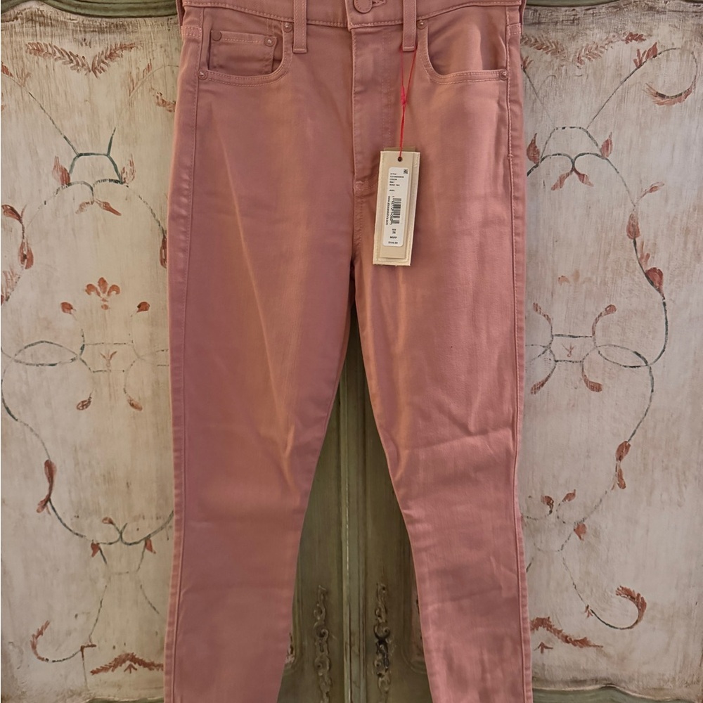 Alice + Olivia High-Rise Ankle Skinny Jeans